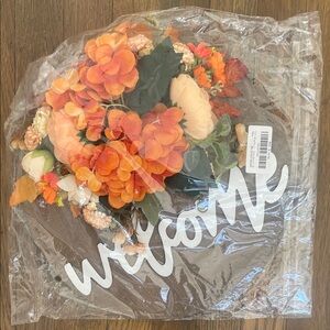 Autumn Floral Welcome Wreath